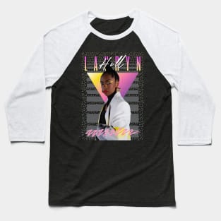 Ms. Lauryn Hill Retro Aesthetic Fan Art Baseball T-Shirt